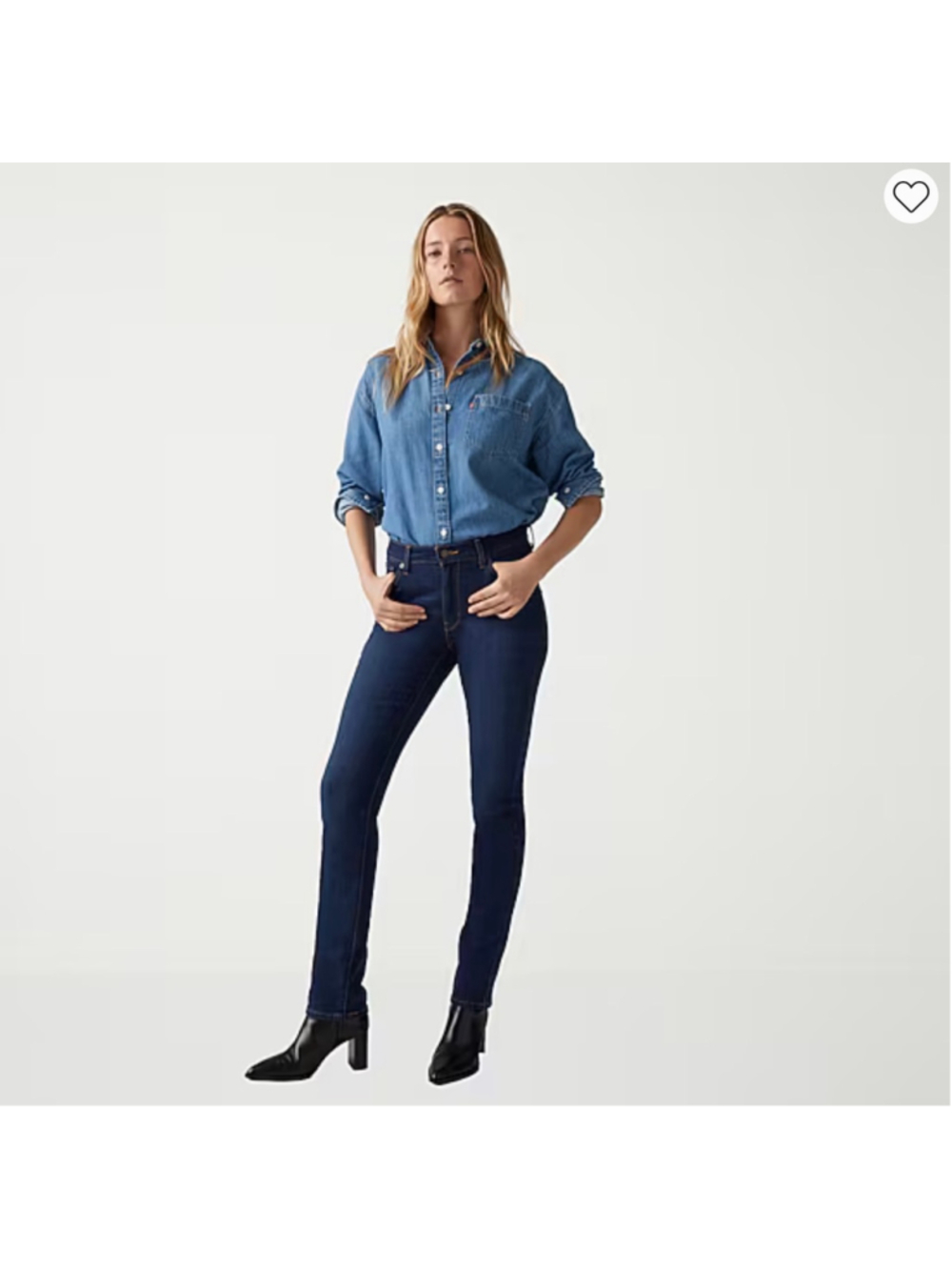 Women's Levi's Skinny Jeans in Dark Blue